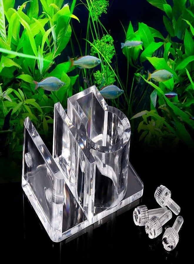 VAYINATO® Acrylic Aquarium Fish Tank Lily Pipe Tube Holder (Pack of 2) by Petzlifeworld - Image 5